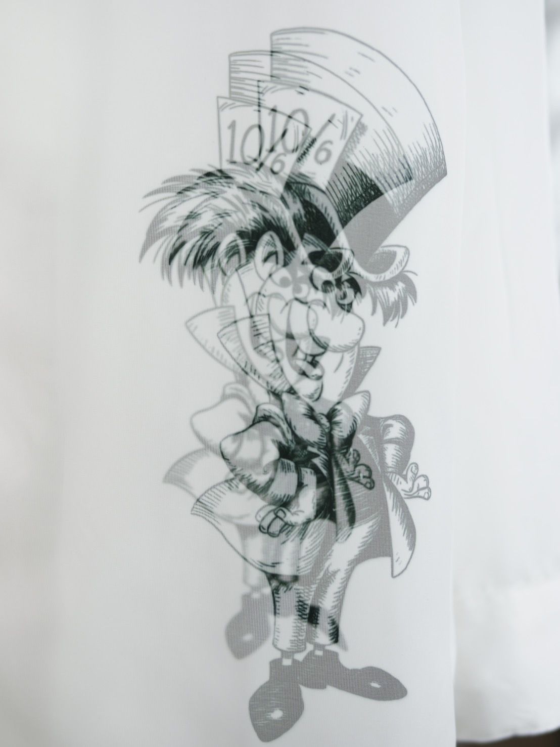 【Disney × maxsix】 3D Art シャツ / 3D Alice in Wonderland / 不思議の国のアリス / MAD HATTER / マッドハッター