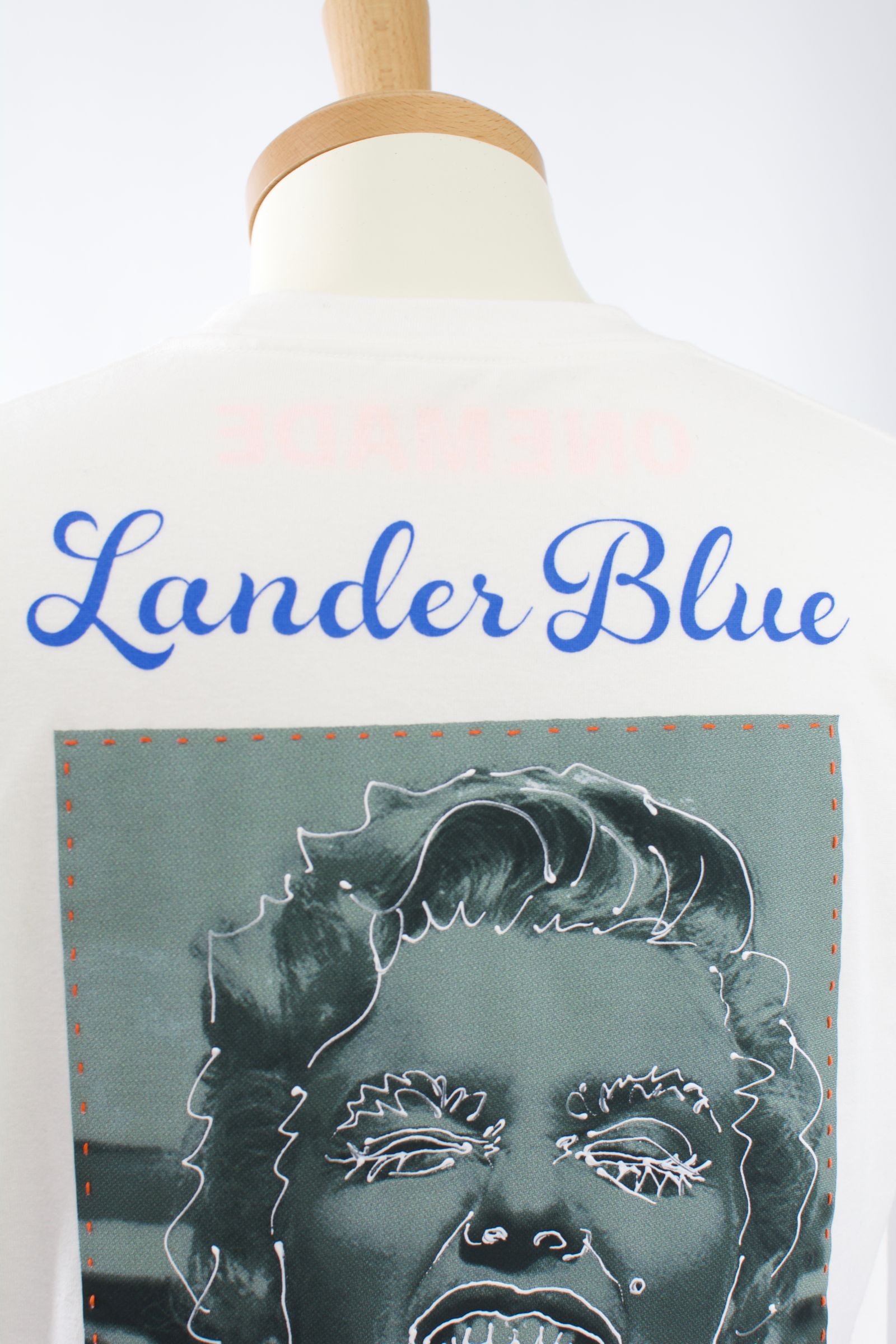 ONEMADE×LANDERBLUE「別注」ONE-710 /  Mサイズ / ロングTシャツ / HAND MADE / MAXSIX /MIKIO SUZUKI