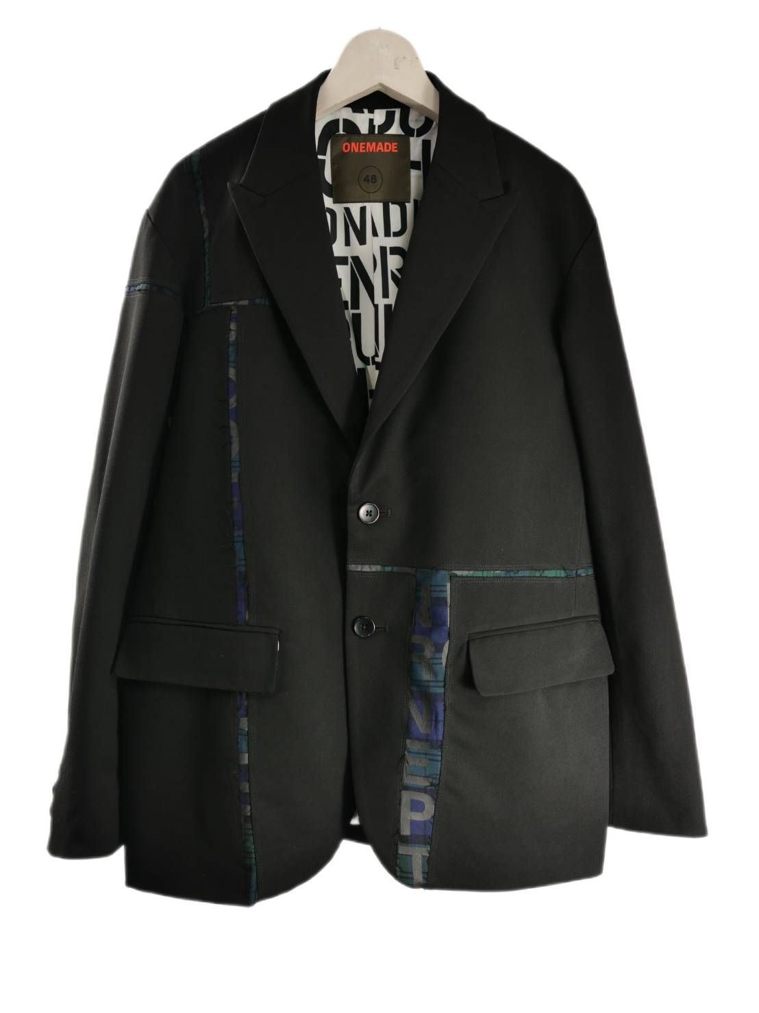 【大人はアートで差別化を】 ハンドメイド / パッチワーク / アートブランド / ピークドラペル  / ジャケット