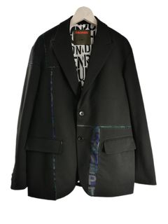 【大人はアートで差別化を】 ハンドメイド / パッチワーク / アートブランド / ピークドラペル  / ジャケット