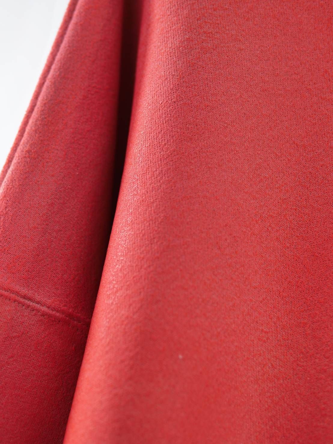 【スプレー染めトレーナー】オーバーサイズ / RED / フレンチフレンチテリー / UNISEX /  アートブランド / ハンドメイド / 日本製