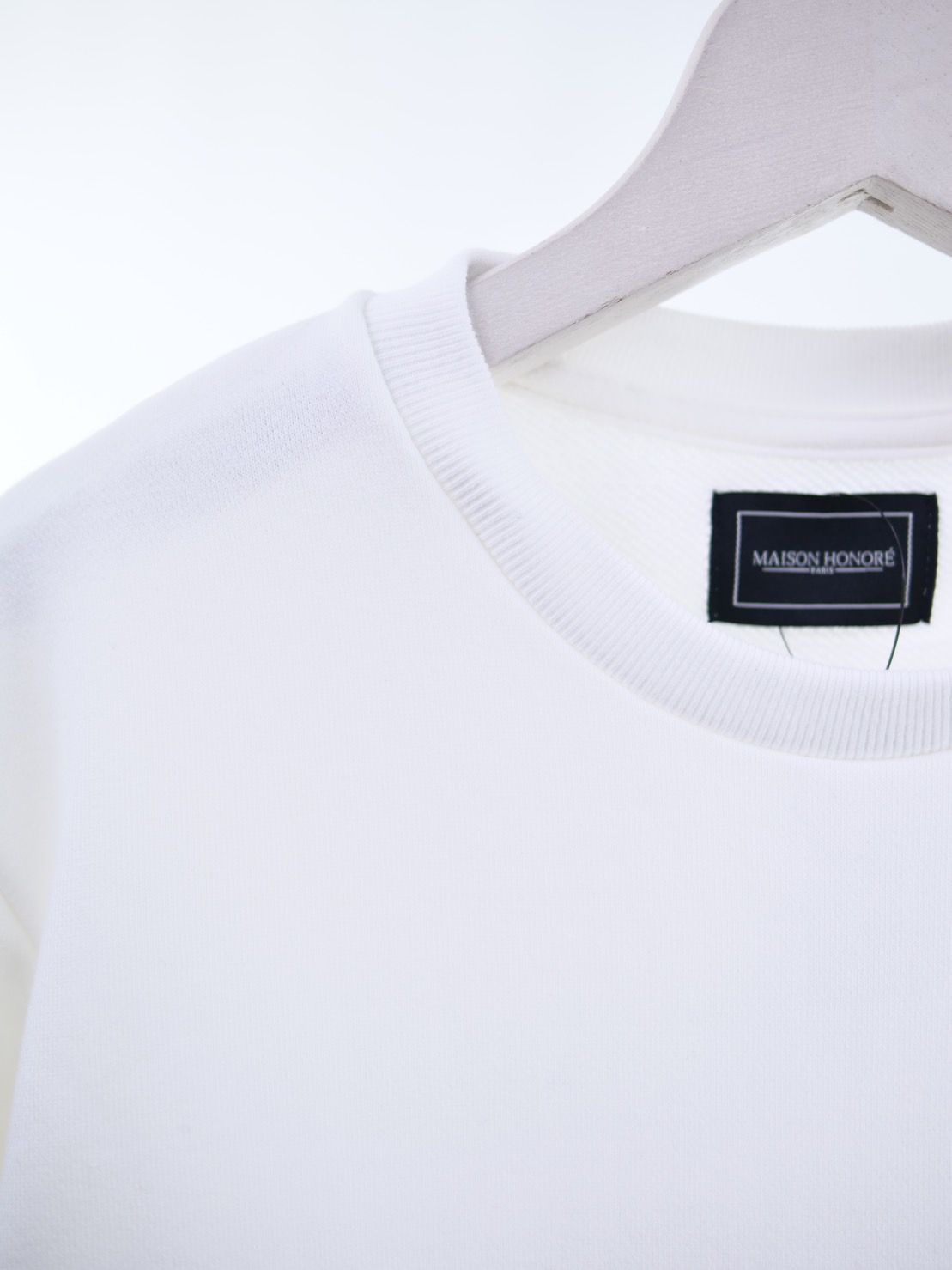【流行のきっかけはパリCOLOTTE】 MAISON HONORE / スエット WHITE /  ハートフィッシュ /  フレンチテリートレーナー