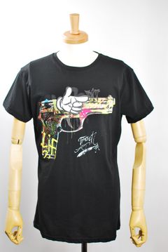 TR158M / GRAFFITI PISTOL / BLACK / グラフィティーTシャツ / アート / MADE IN ITALY