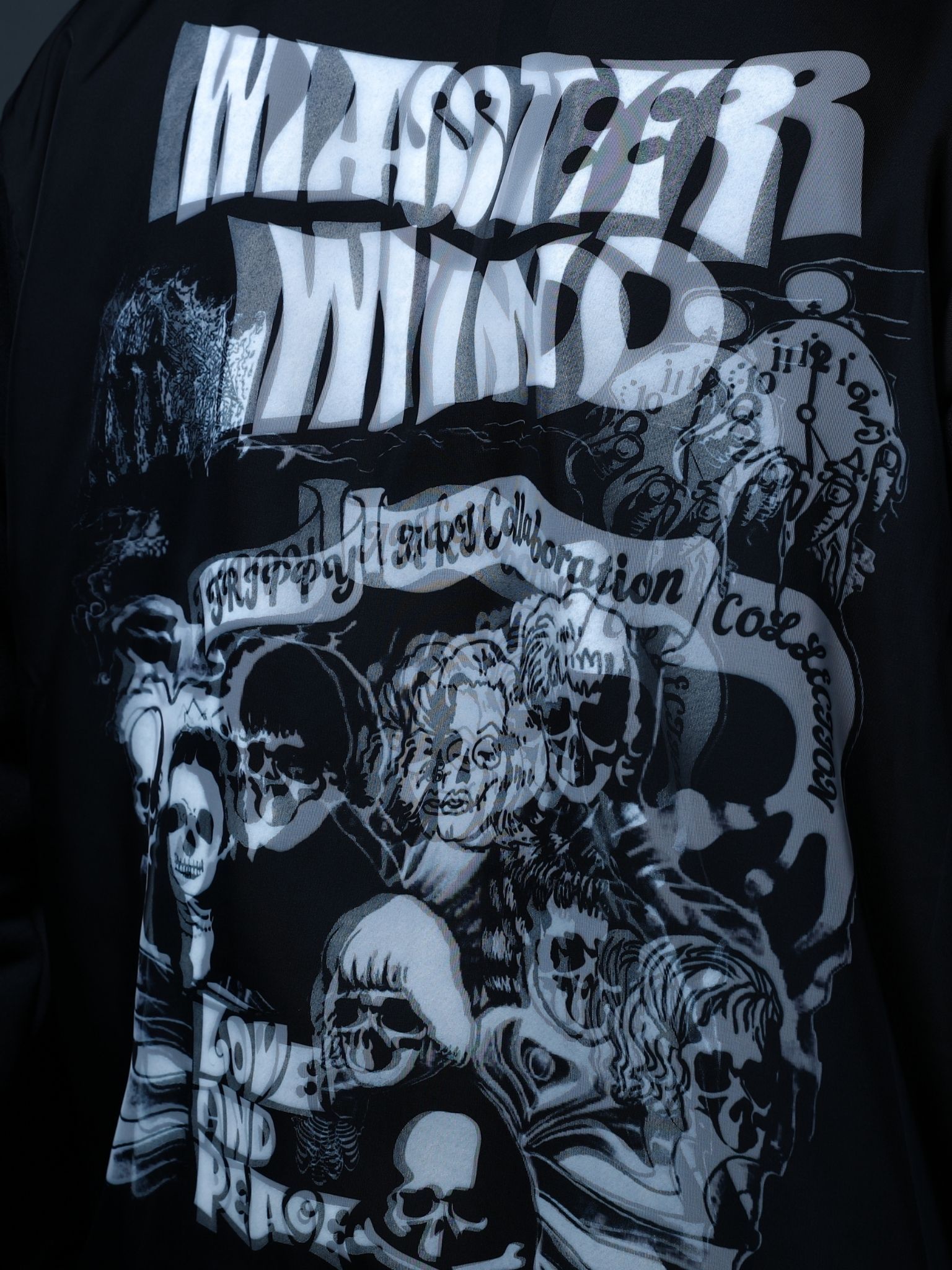 1月17日からの販売【mastermind JAPAN コラボレーション】 TRMM-005 ROCK STARS / ZIP PARKA /BLACK/ 3Dアート/ UNISEX/