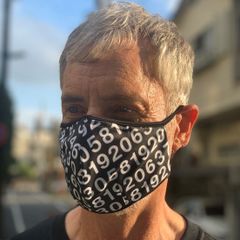 【お洒落なマスク】現代作家が手がけるアートなユニセックスマスク / 抗菌抗ウィルス / Etack / イオンブロック