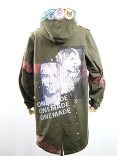 ONE820 / MODSCOAT / UNISEX / ユニセックス / ヴィンテージカーキ / ハンドメイド / タイダイ染め / 手染めモッズコート / HAND MADE / アートブランド