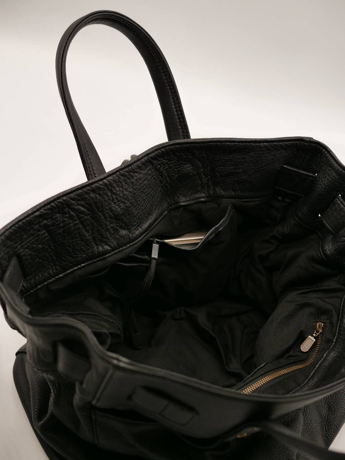 【M.U.L/ エムユーエル】姫路本革（レザー） ブラック / Mサイズ / 日本製 / Made in Japan /トートBag / メンズ レディース 兼用 UNISEX