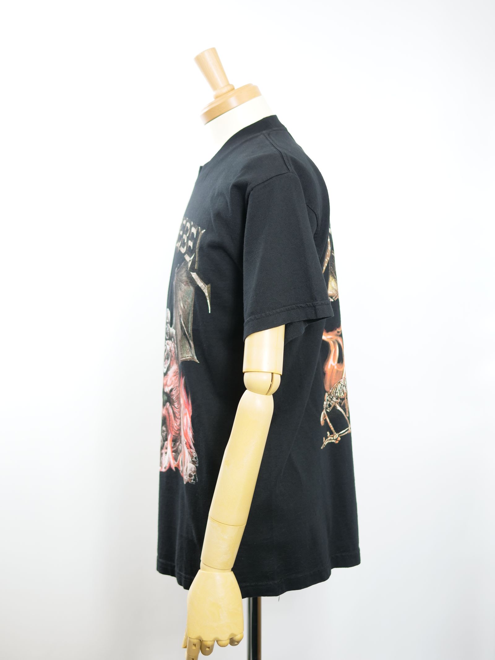 BATTLE BOX T SHIRT /  BLACK / 黒色 / オーバーサイズ  / USA産コットン / ヘビーオンス /厚手