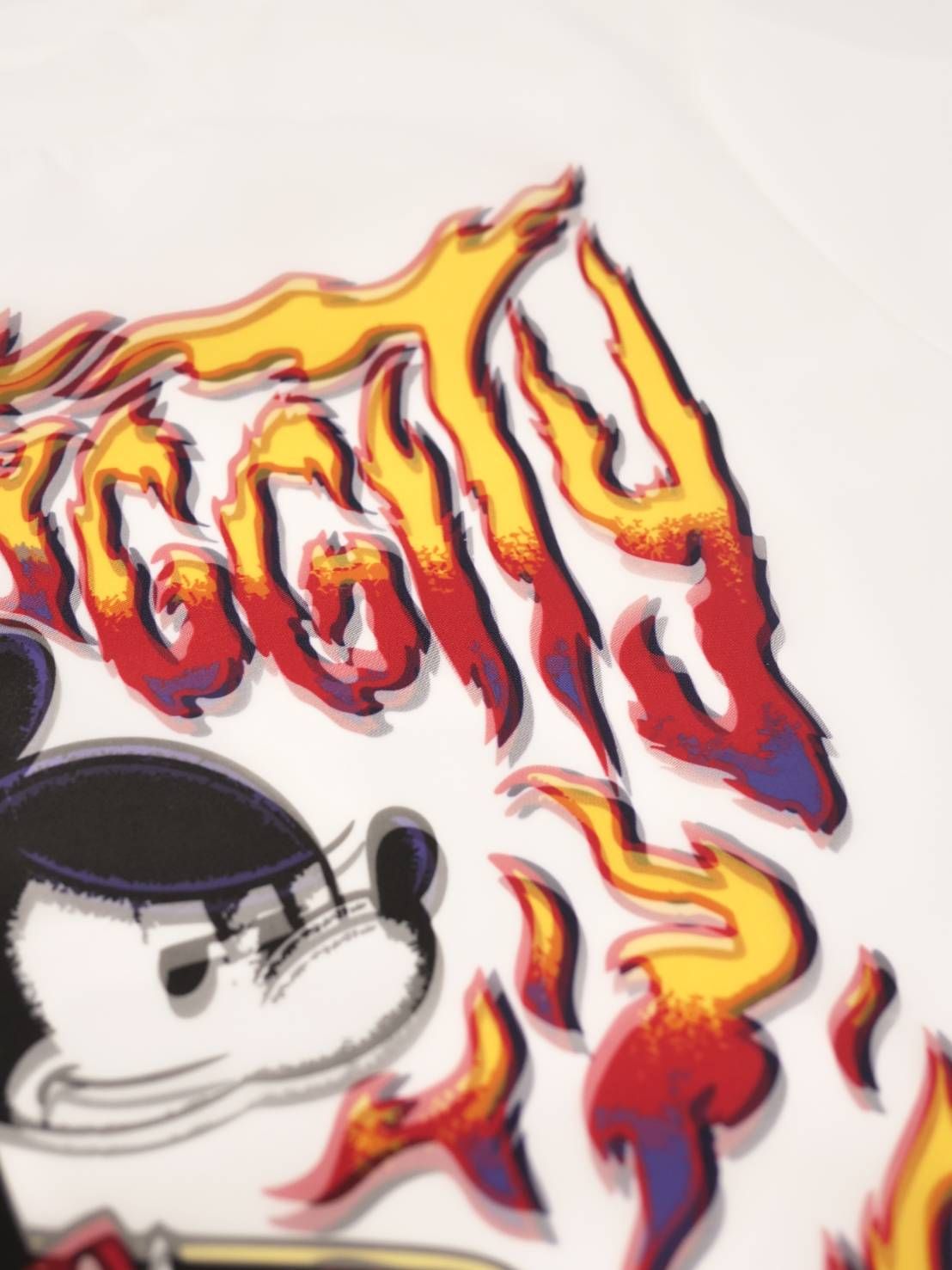 【MAXSIX3Dシリーズ】 SKATE / MICKEY / アートTシャツ / ディズニーライセンス商品 / WHITE / ユニセックス