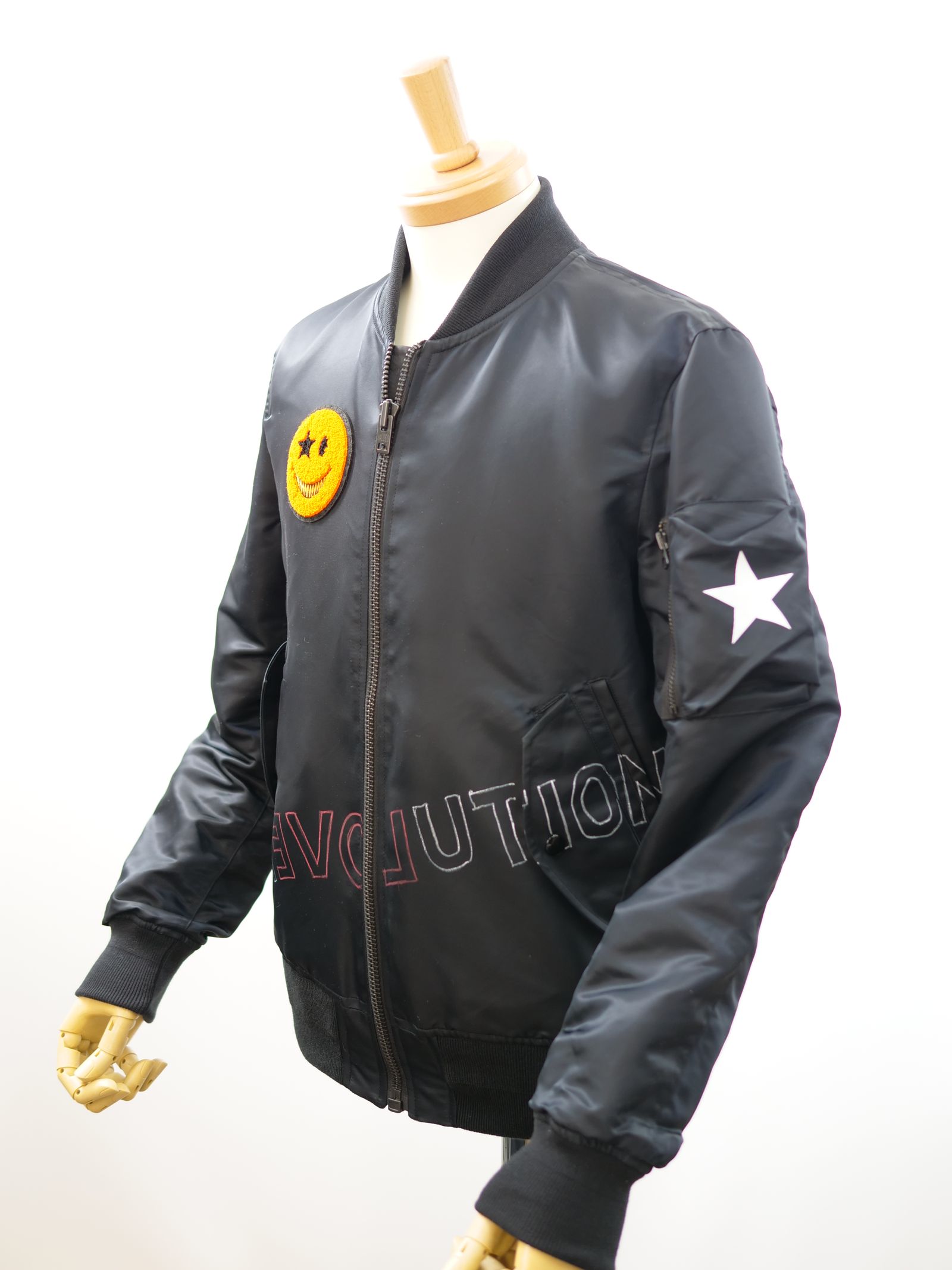 ONEMADE / LANDERBLUE別注 / 48サイズ(M〜L) / MA1 /リバーシブル / ハンドメイド/ MADE IN JAPAN