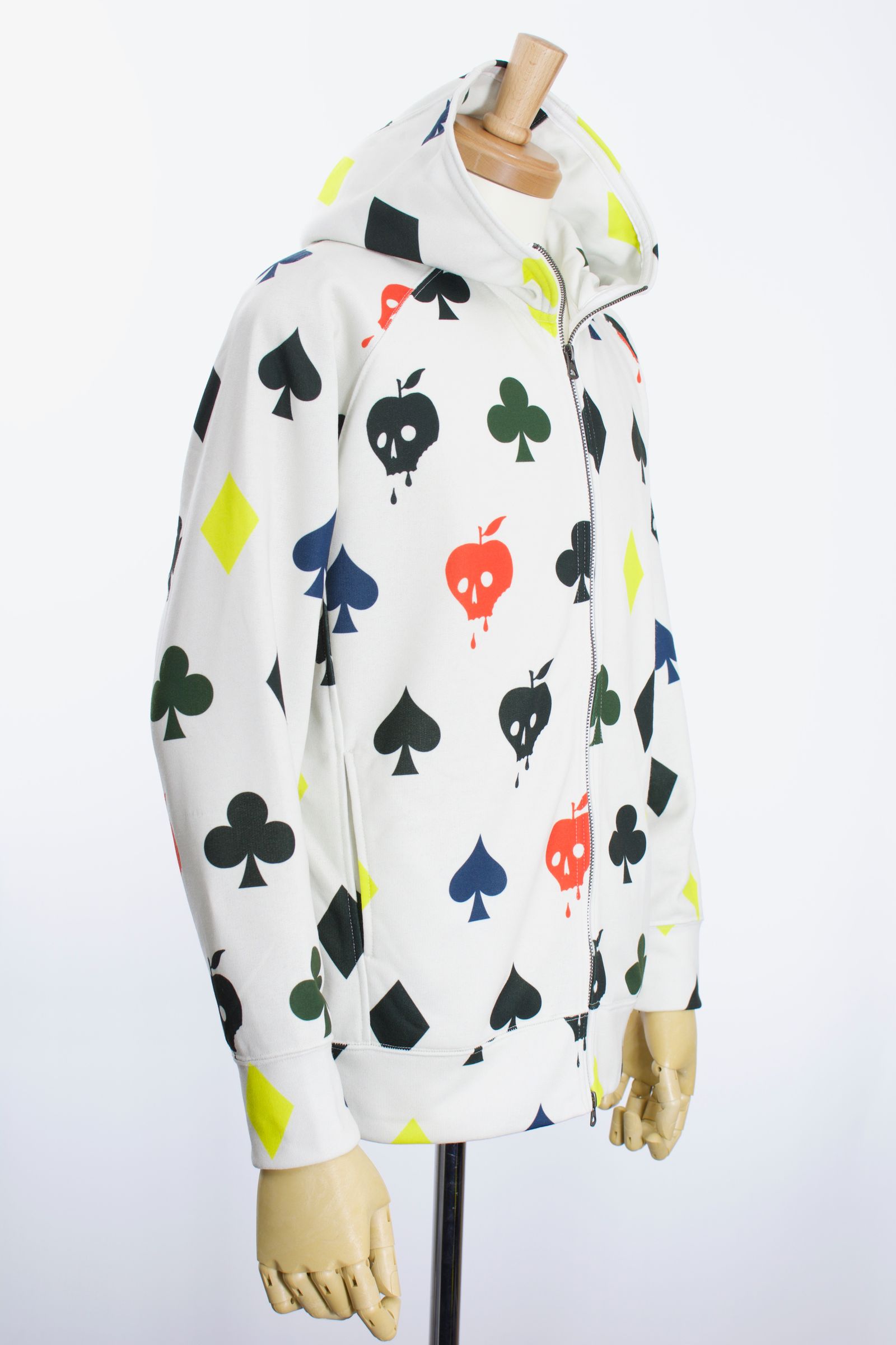 MX-1117 PARKA WHITE  /  ZIPパーカー / MADE IN JAPAN/