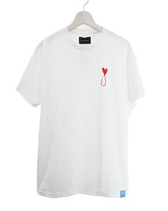 【パリで愛される】 フランスブランド / Tシャツ / ブラック / ハート刺繍 / 高級素材  / レギュラーフィット