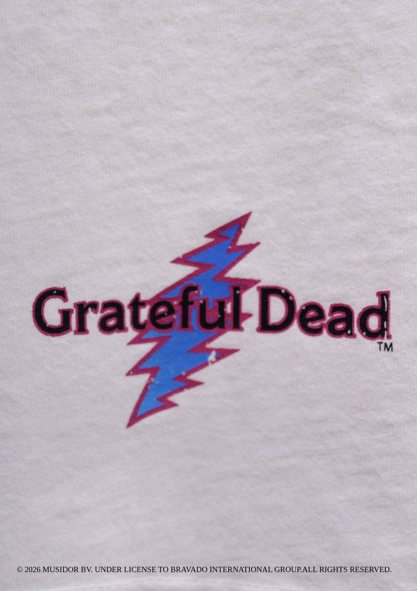 【グレイトフルデッド】 RP-GD-003 / Grateful Dead Tシャツ /  WHITE / ユニセックス