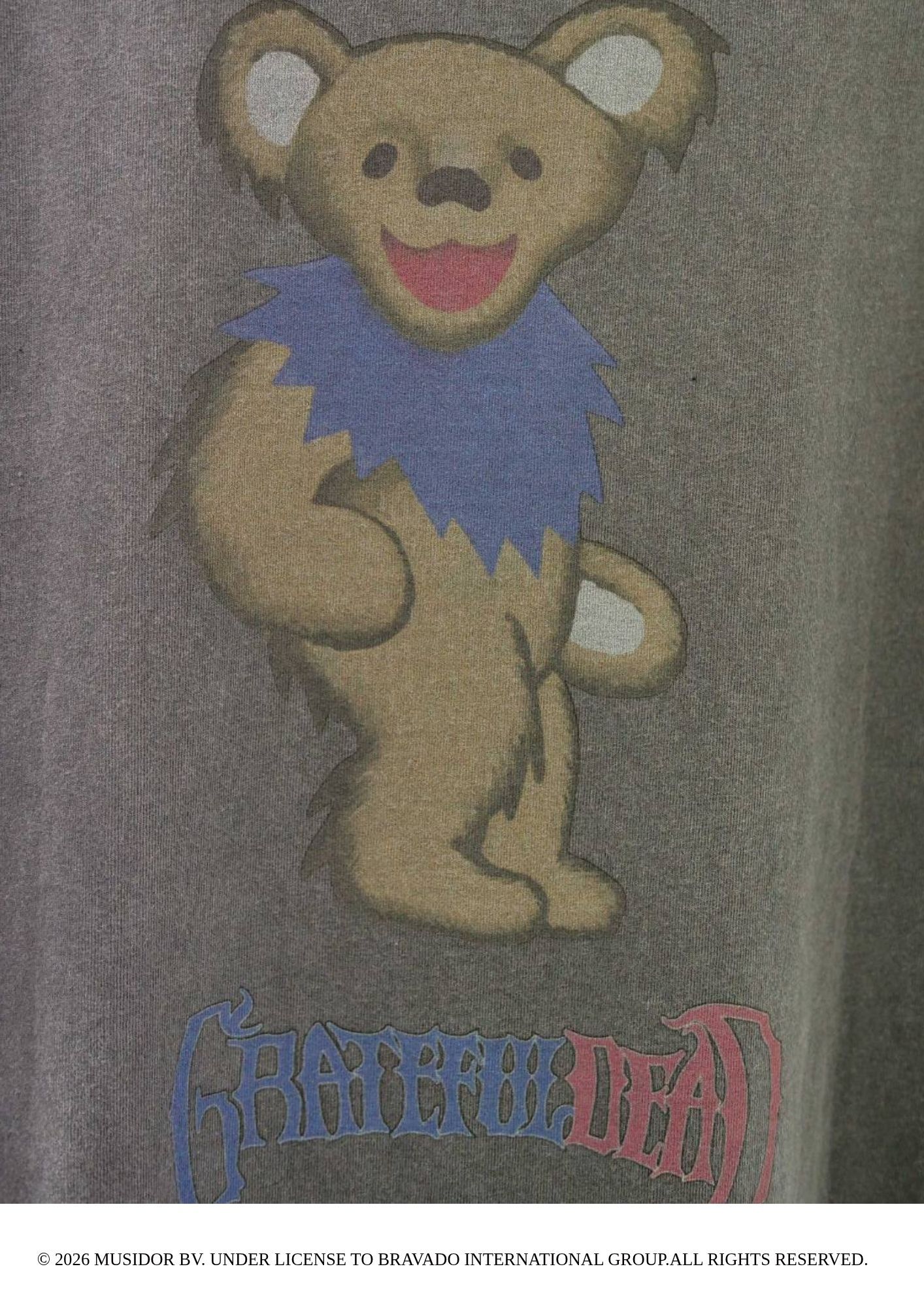 【グレイトフルデッド】 RP-GD-005 / Grateful Dead Tシャツ /  Charcoal / ユニセックス