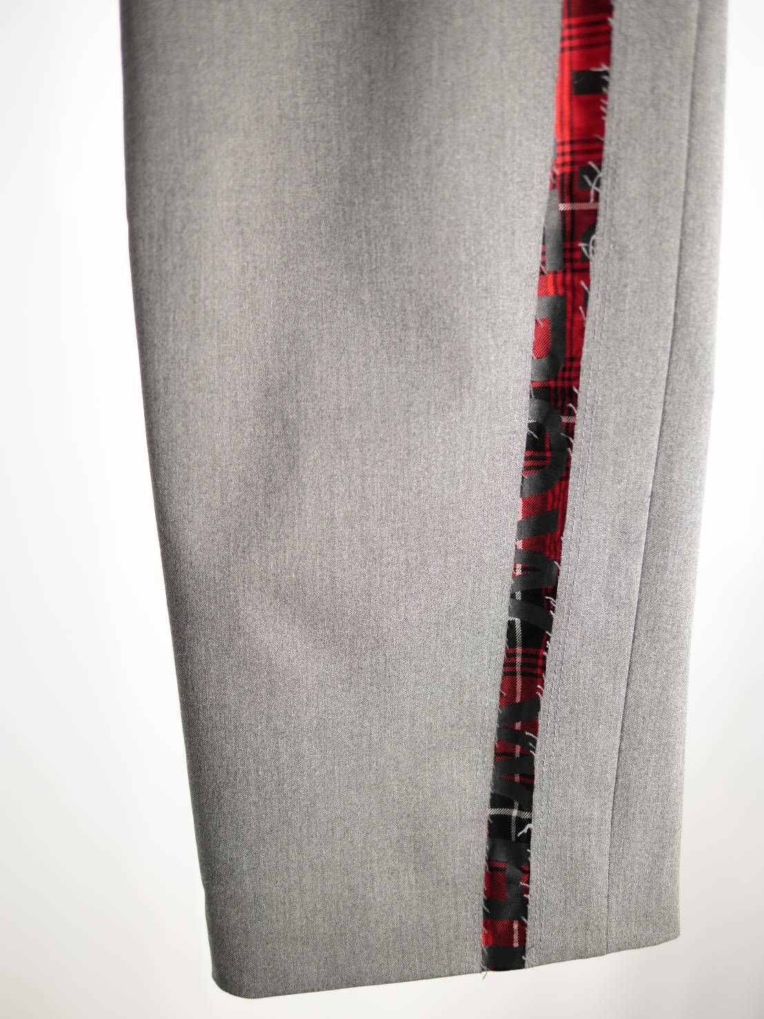 【大人はアートで差別化を】スラックス / 1タック / パッチワーク / ハンドメイド