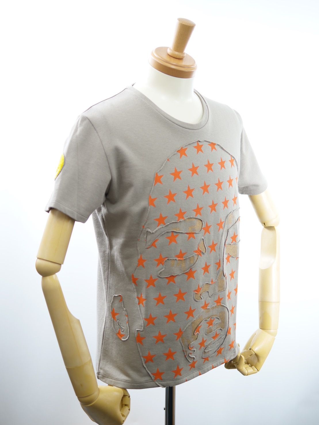 【パッチワークで表現】 Art Tシャツ / BEIGE / ハンドメイド / アートTシャツ