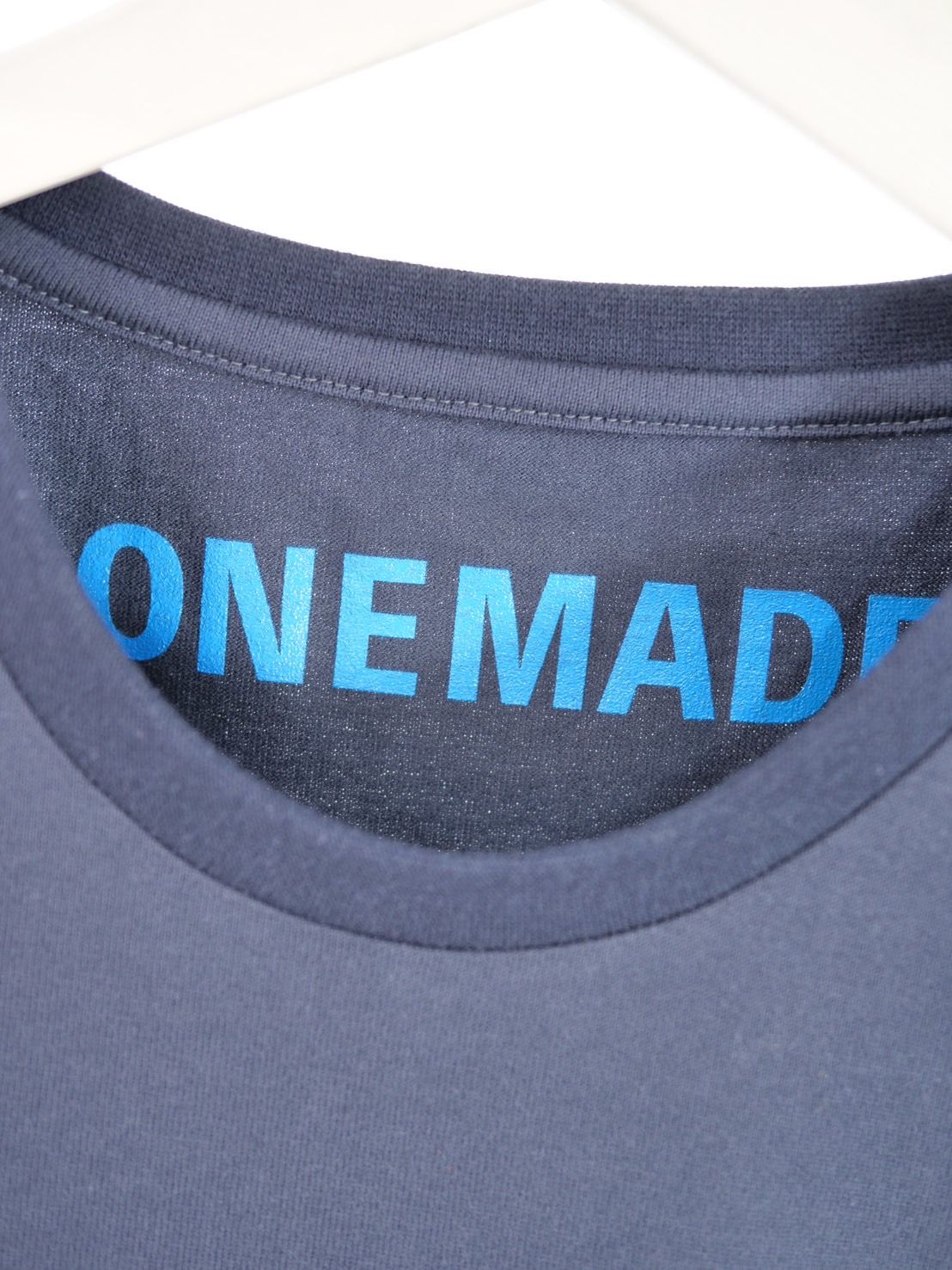 【ニコちゃんTシャツ】現代アート作家が手がけるブランド /ダークグレー /  コットン100％ / MADE IN JAPAN
