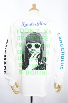 ONEMADE×LANDERBLUE「別注」ONE-710 /  XLサイズ / ロングTシャツ / HAND MADE / MAXSIX /MIKIO SUZUKI