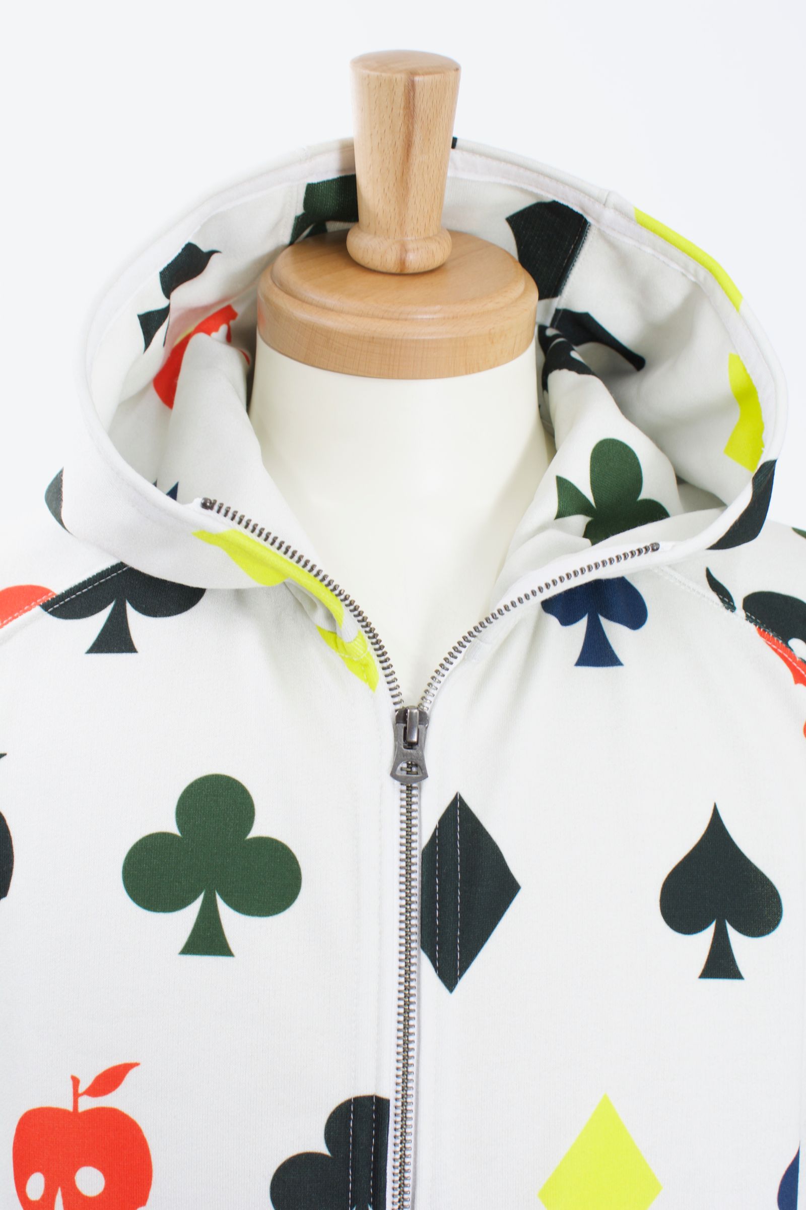 MX-1117 PARKA WHITE  /  ZIPパーカー / MADE IN JAPAN/