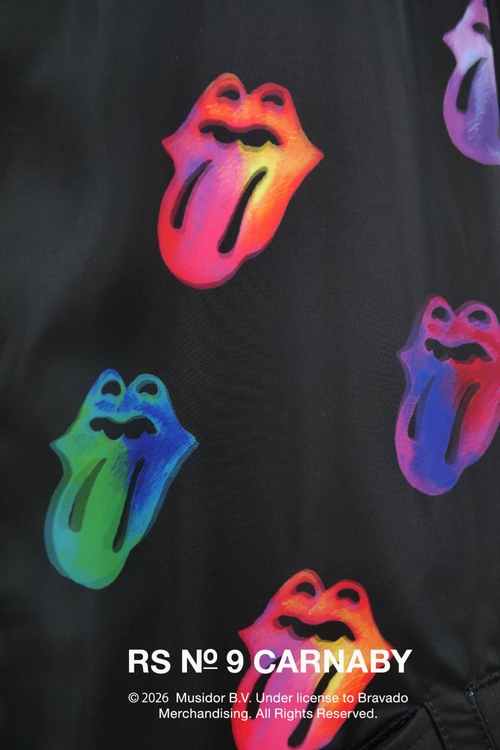 【The Rolling Stones】 RS No.9 CARNABYコラボレーション / TR-143 BLACK / REVERSIBLE 3D MA1 /