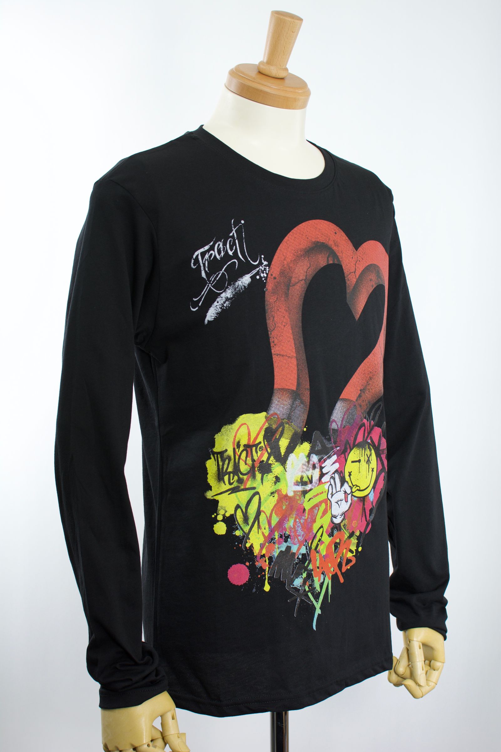TR162MLS / MAGNET  / BLACK / グラフィティーTシャツ / アート / MADE IN ITALY
