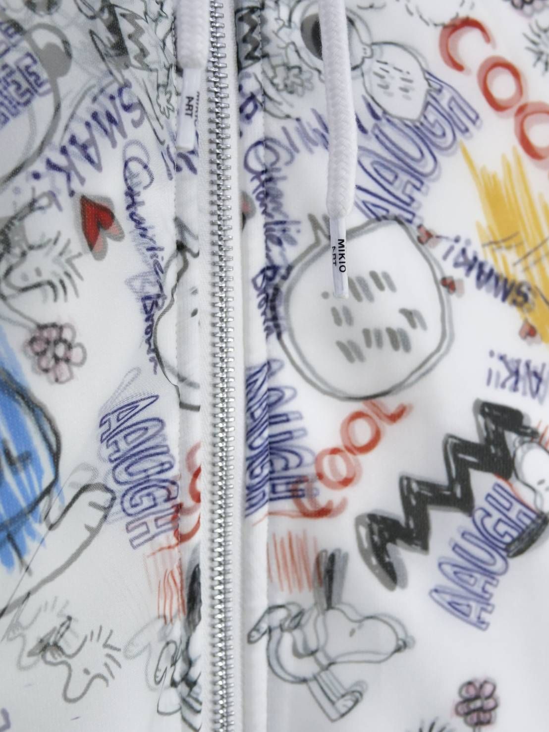 【スヌーピーシリーズ】 TR-102 / PEANUTS / SNOOPY / ライセンス商品 / 3Dアート / スヌーピーパーカー / WHITE / UNISEX