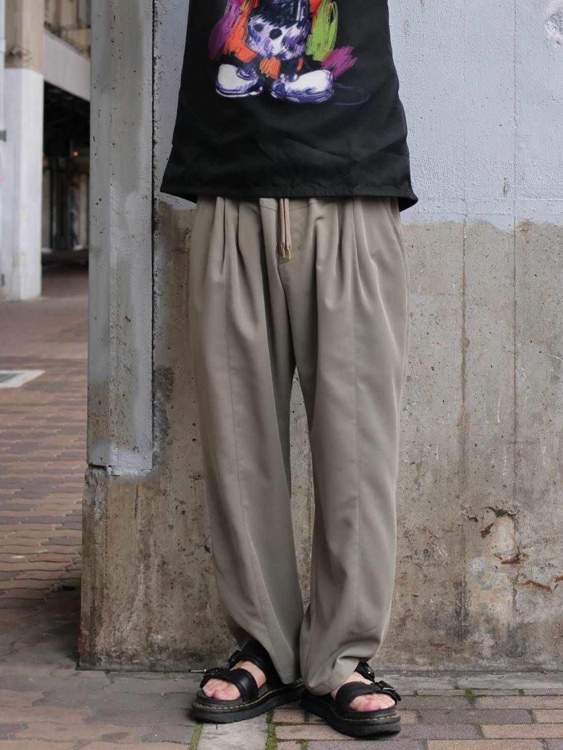 【おしゃれメンズパンツ】 / テーパードイージーパンツ/ IRREGULAR TAPERED PT /春夏用パンツ / 日本製