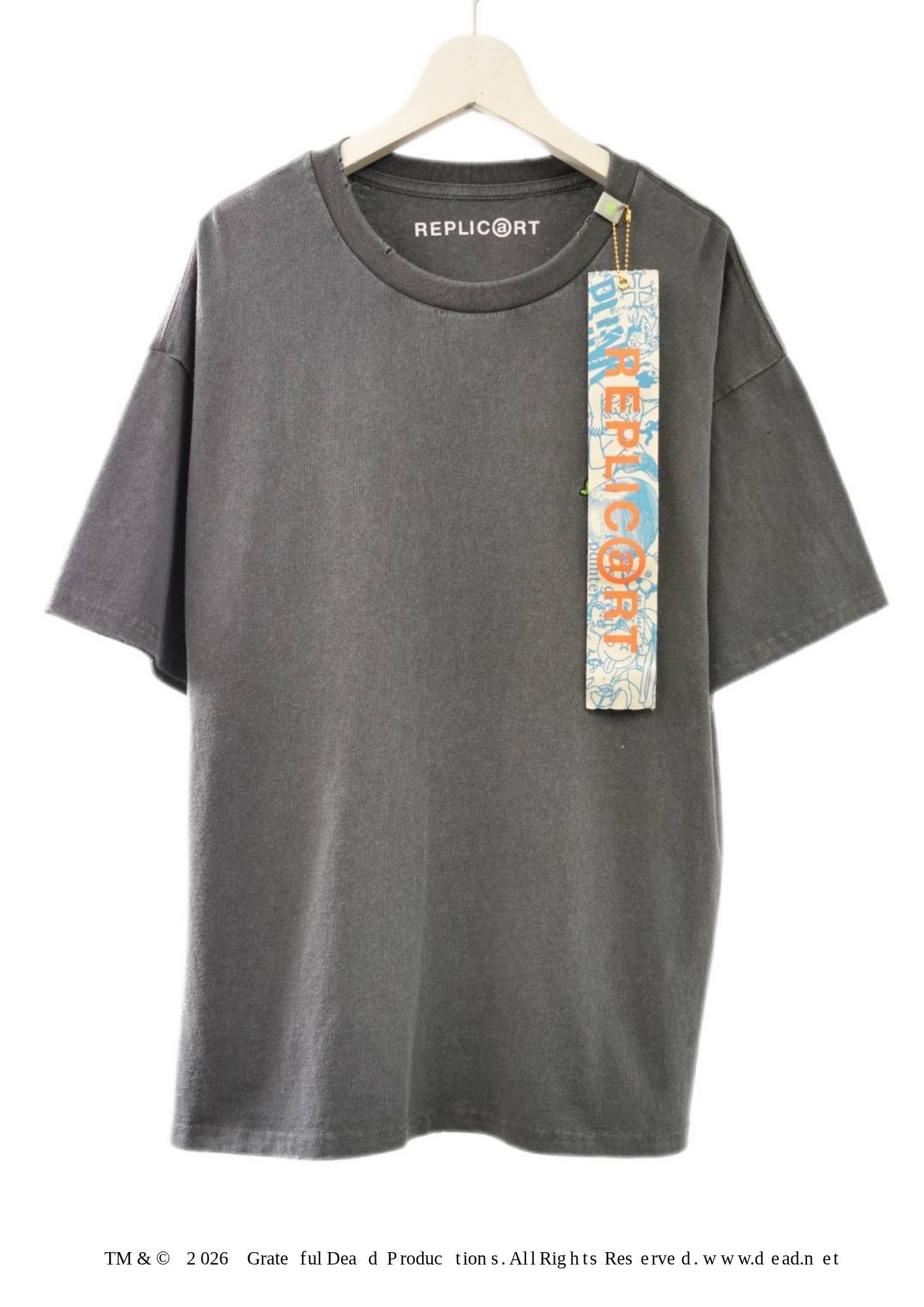 【グレイトフルデッド】 RP-GD-005 / Grateful Dead Tシャツ /  Charcoal / ユニセックス