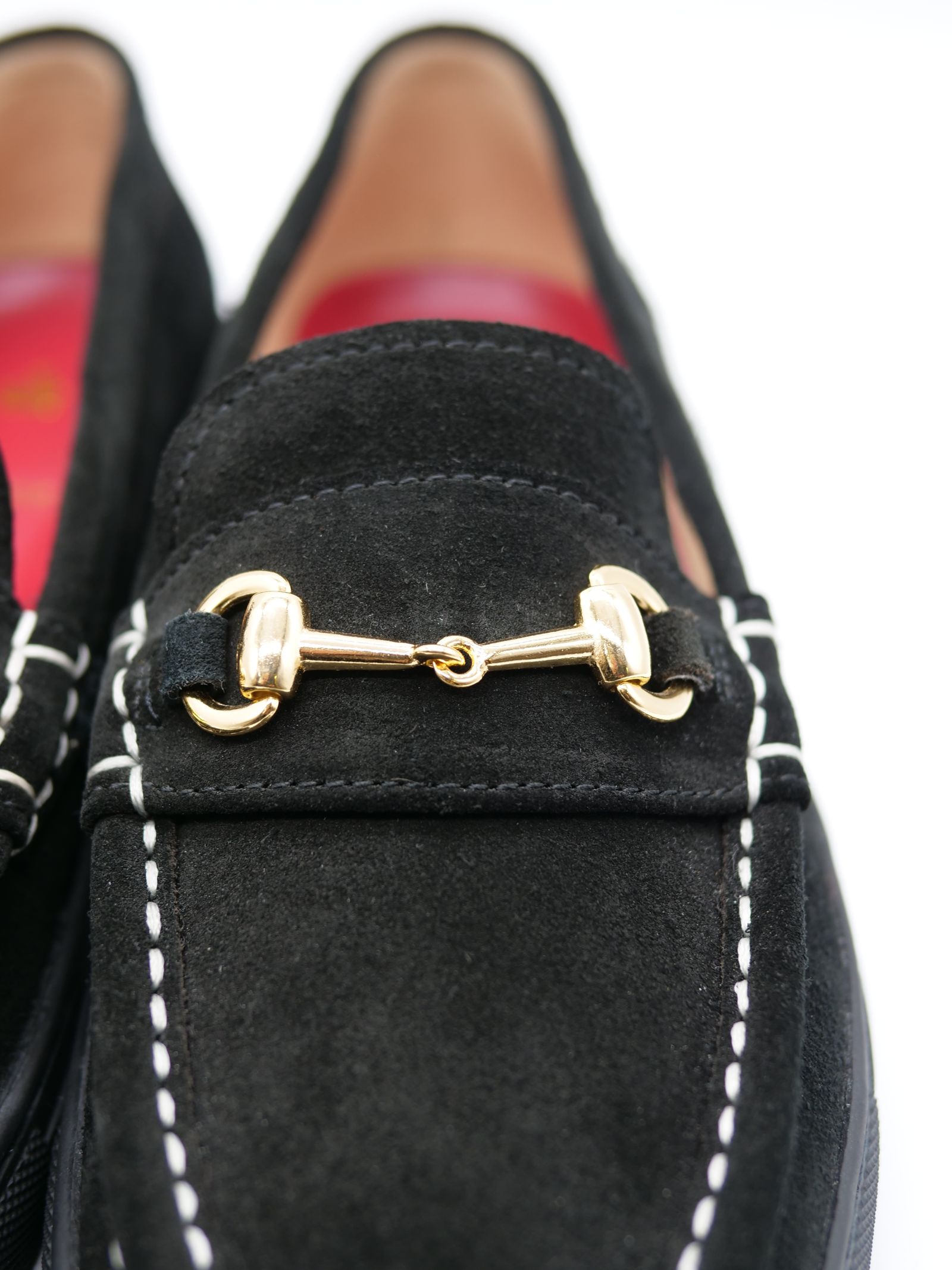 5070 Blacksuede / ビットモカシンスリッポン /スエード / 黒 /