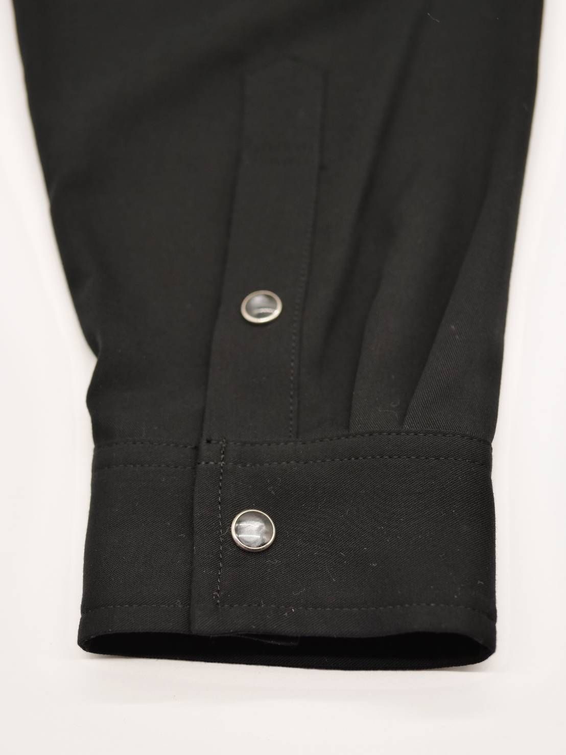 【大人のためのブラックウエスタンシャツ】 BLACK / オーバーサイズシャツ /