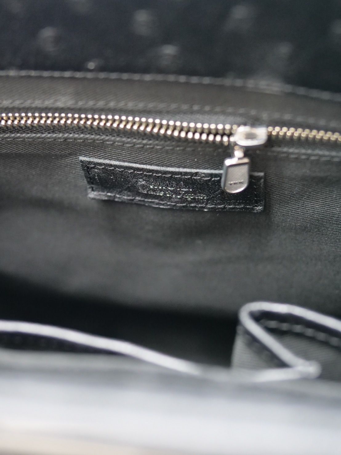 【M.U.L/ エムユーエル】姫路本革（レザー） ブラック / Mサイズ  /  日本製 / Made in Japan  /トートBag / メンズ レディース 兼用 UNISEX