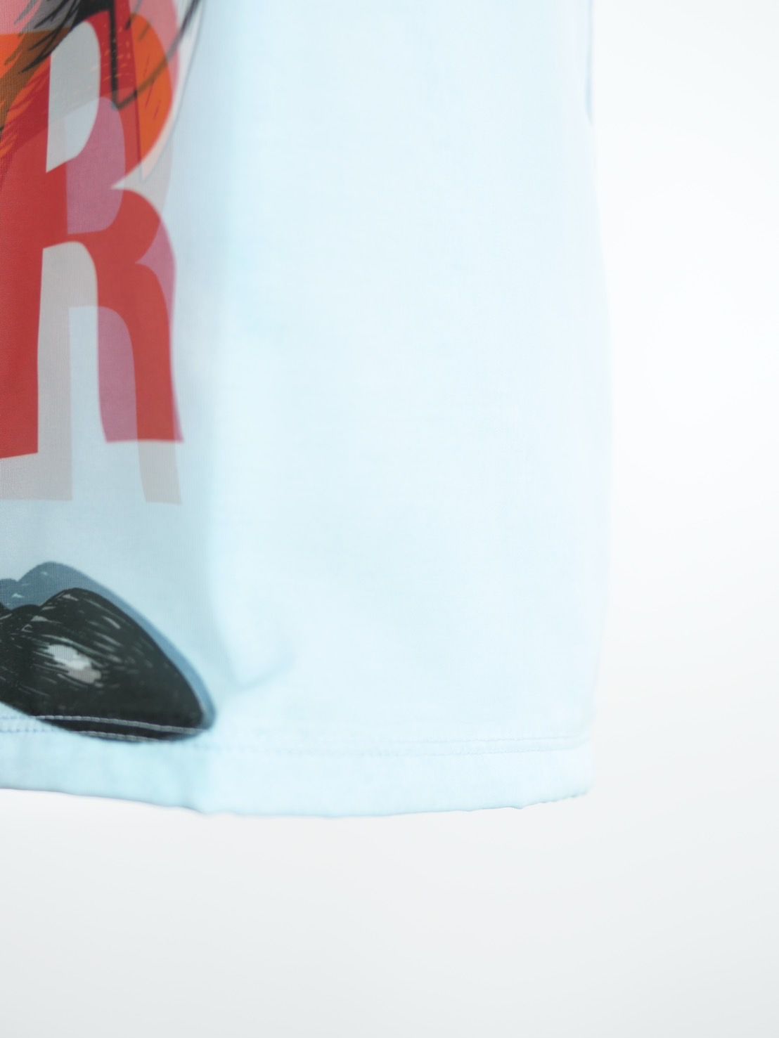 【3Dマッドハッターデザイン】 アートTシャツ /  不思議の国のアリス / ディズニーコラボ  / 水色 / ユニセックス