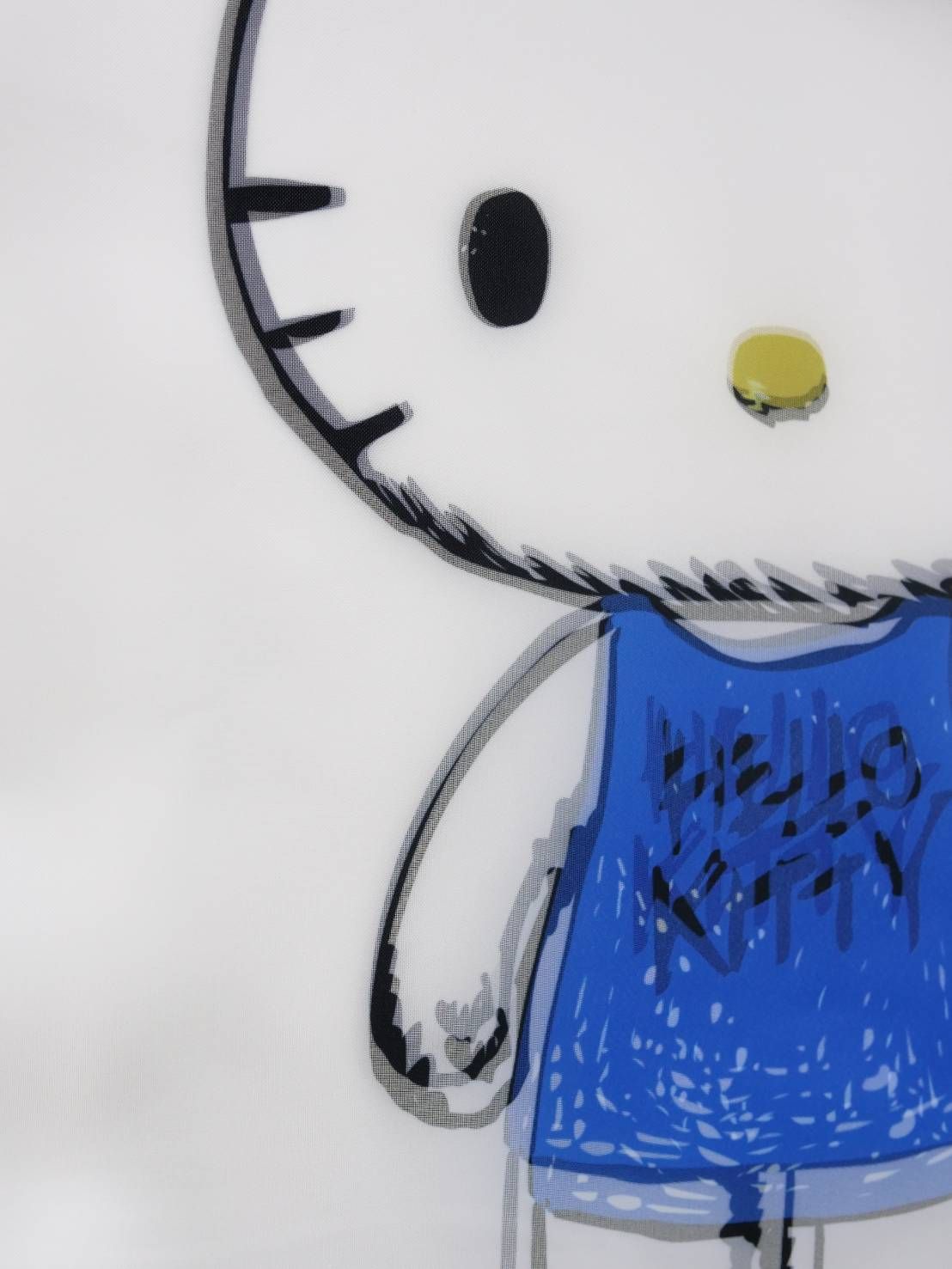 【3Dハローキティデザイン】TR-094 アートTシャツ / サンリオコラボ / WHITE / ユニセックス