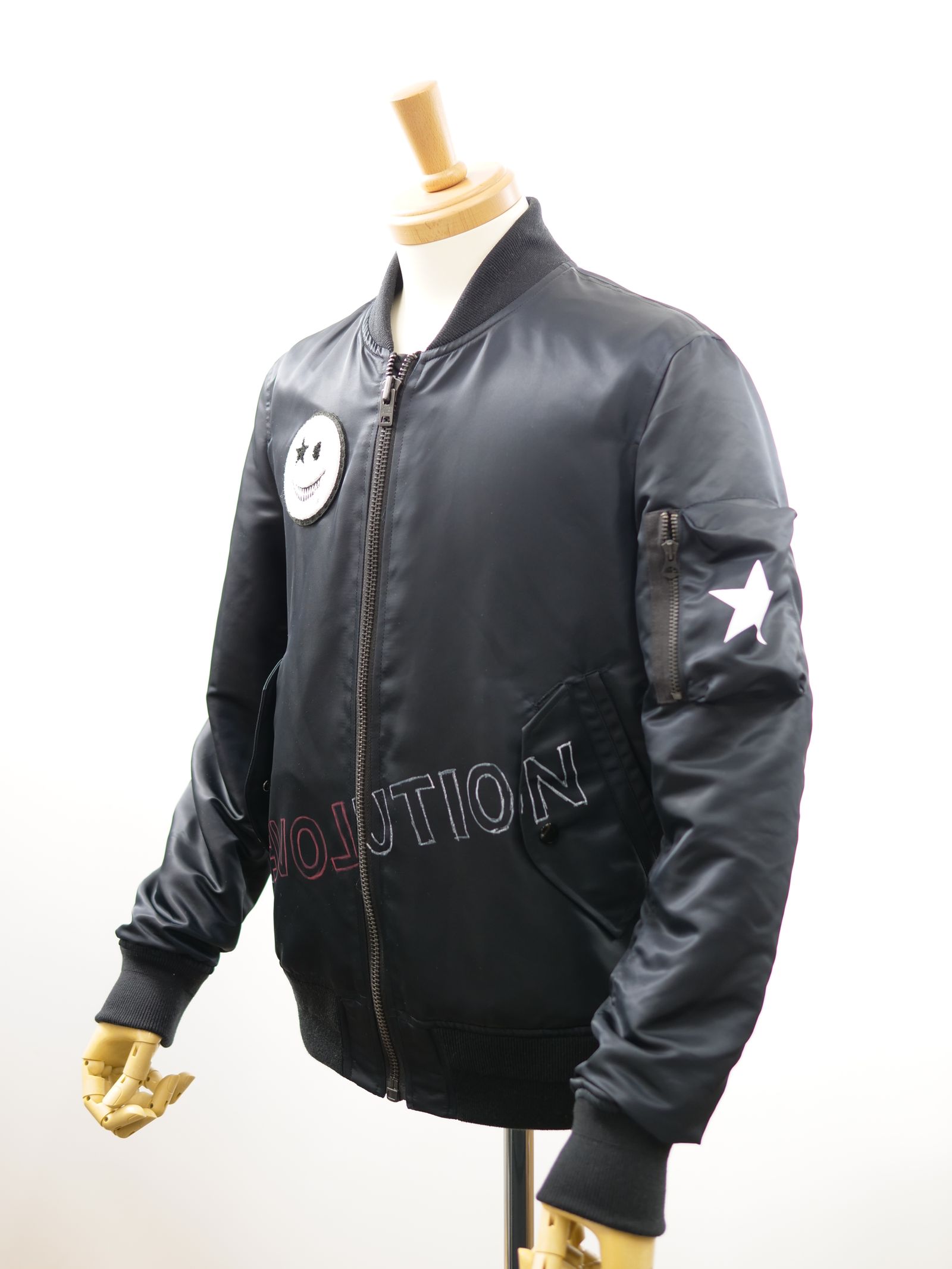 ONEMADE / LANDERBLUE別注 / 50サイズ(L〜XL)  / MA1 /リバーシブル / ハンドメイド/ MADE IN JAPAN