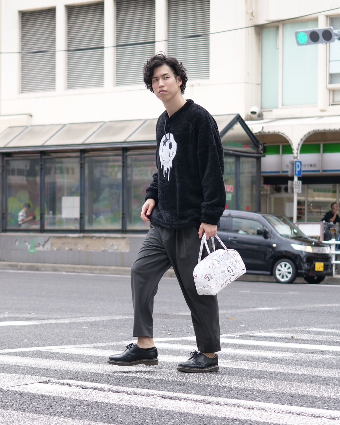 【包み込まれるような着心地】ニコちゃんニット / KNIT SAW / モコモコニット / ONEMADE