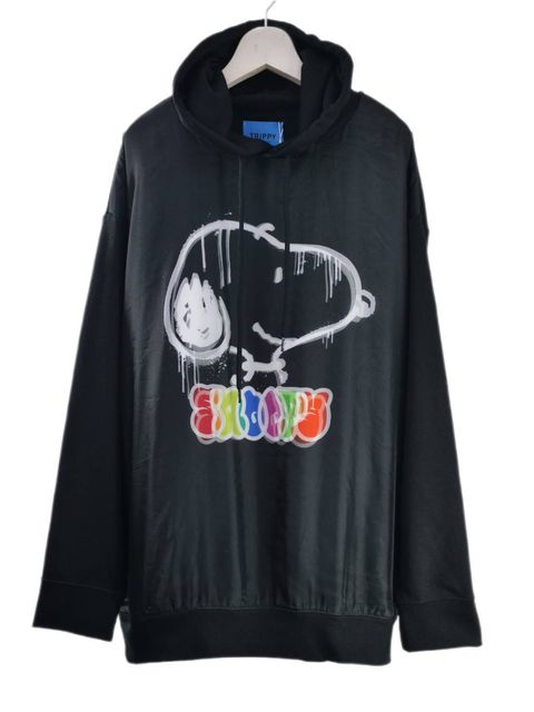 【スヌーピーシリーズ】 TR-057 / SNOOPY / ライセンス商品 / 3Dアート / スヌーピーパーカー / WHITE / UNISEX