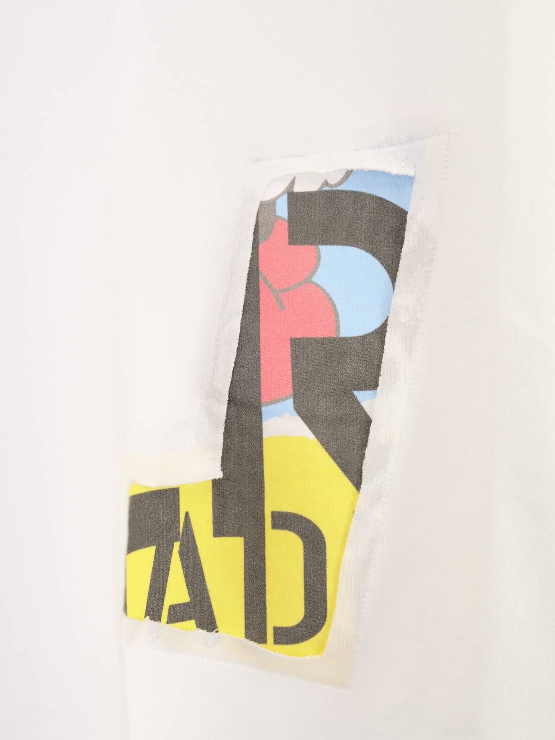 【パッチワークで表現】 Art Tシャツ / 100％コットン / WHITE / アートブランド / ユニセックス