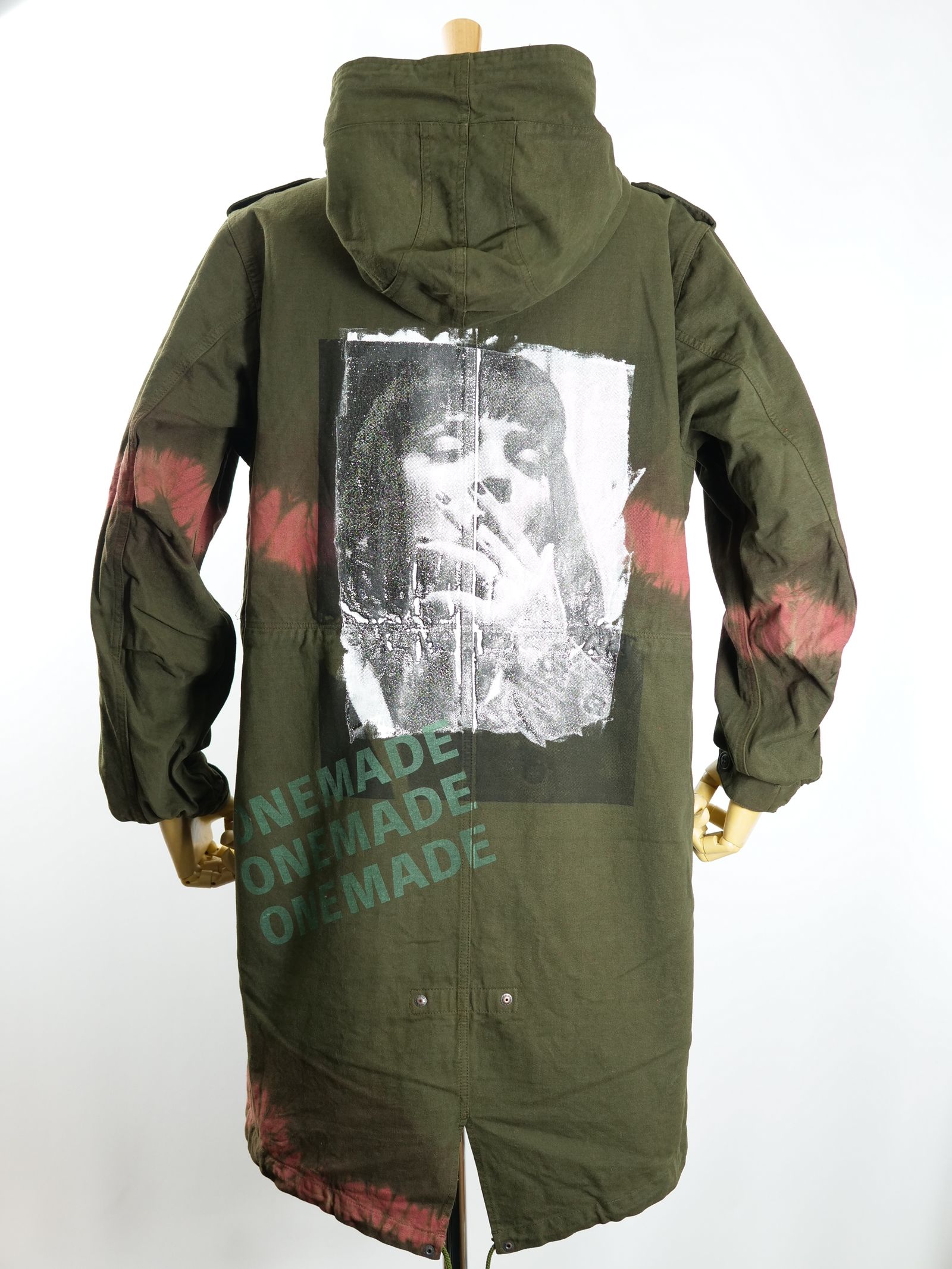 【世界で一枚だけ】 MODSCOAT / UNISEX / ユニセックス / ヴィンテージカーキ / ハンドメイド / タイダイ染め / 手染めモッズコート / HAND MADE / アートブランド