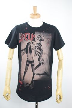 38BRSF30/ 日本未発売 /スカルロックガールTシャツ/アーティスト着用ブランド / コットンジャージー