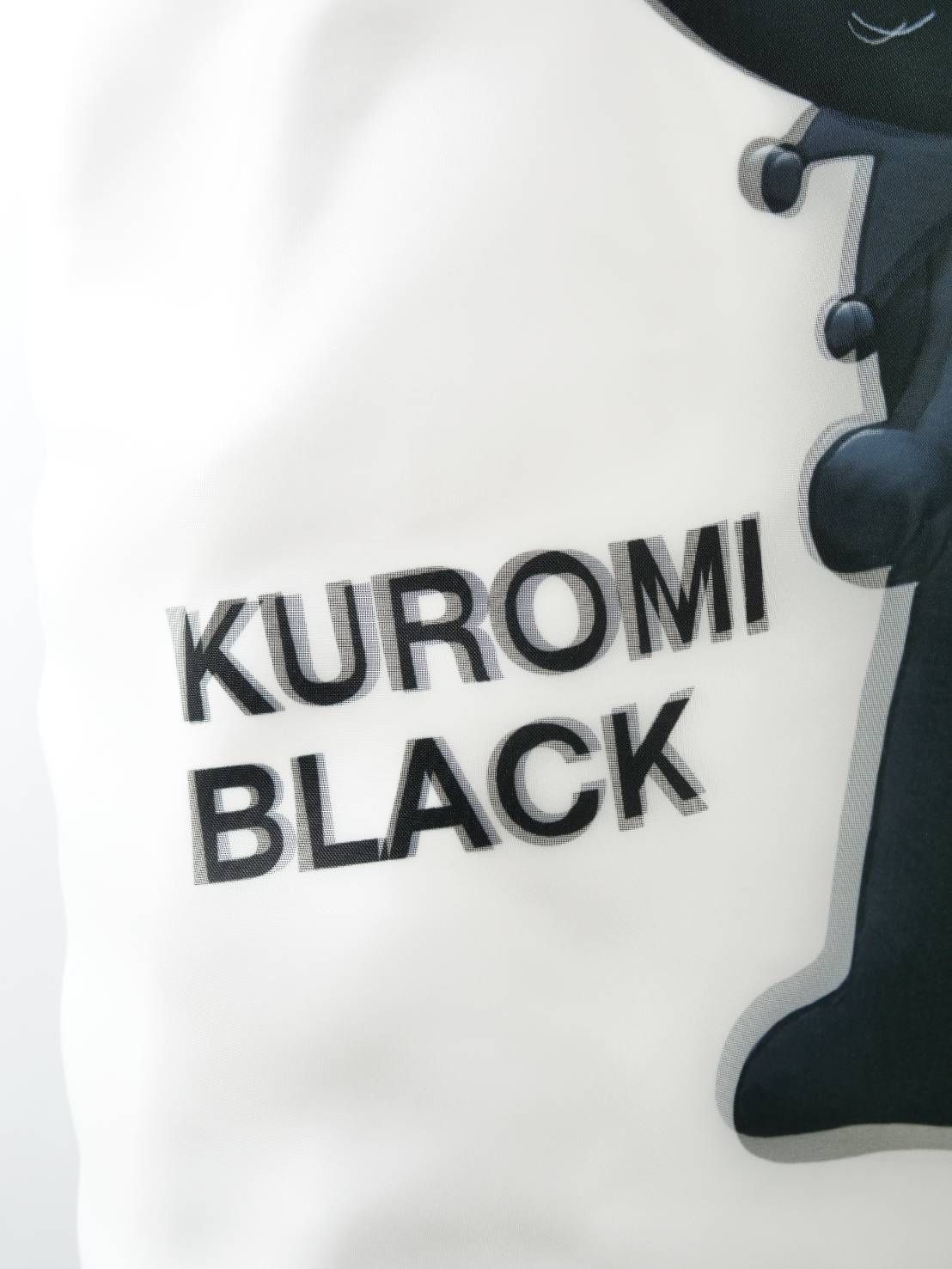 【3Dクロミ デザイン】TR-096 “BLACK KUROMI“ アートTシャツ / サンリオ  / WHITE/ ユニセックス