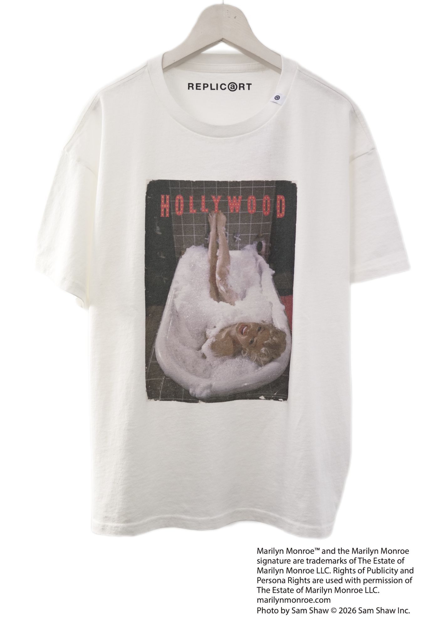 【マリリンモンロー】 RP-MM-005 / Marilyn Monroe Tシャツ / WHITE / ユニセックス / ユニセックス