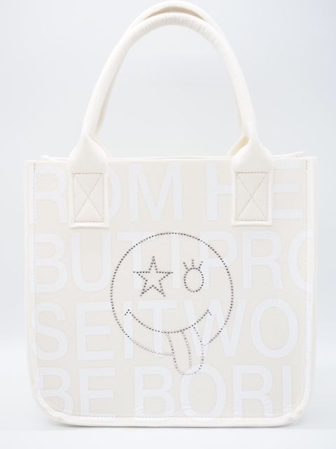 ONB-001S /  FELT MINI TOTO BAG /  SWAROVSKI / スワロフスキー / トートバッグ / ハンドメイド / MADE IN JAPAN