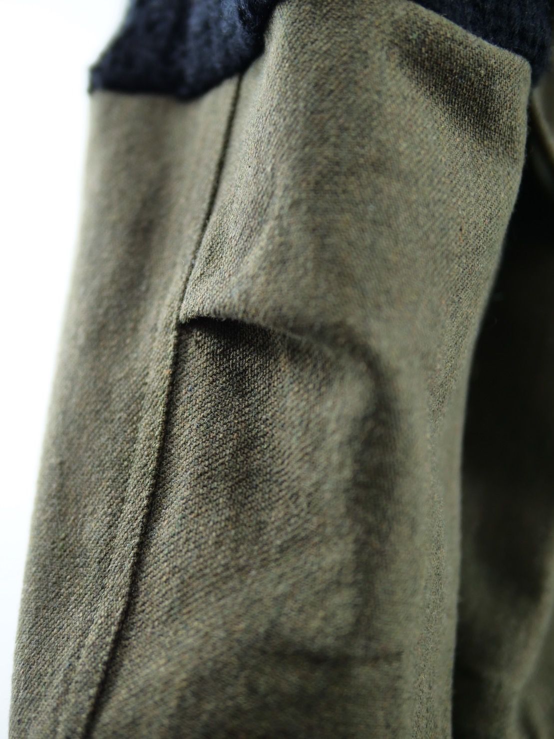 「異素材を組み合わせた」KNIT MODS COAT / ニット×モッズコート /  ハンドメイド /  MADE IN JAPAN / カートコバーン /