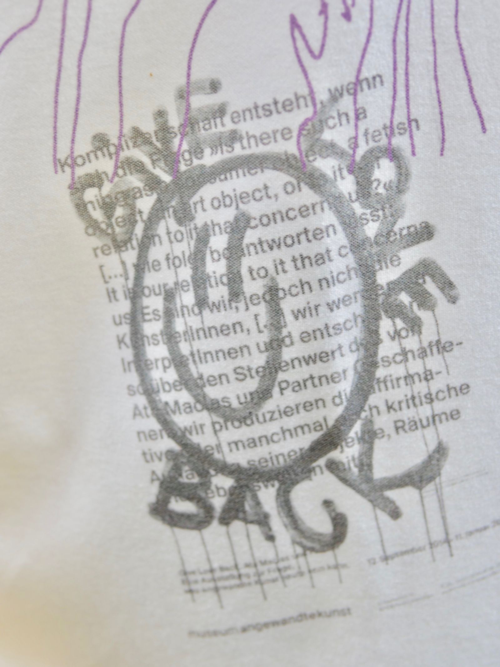 【限定モデル】現代作家が手がけるブランド / TSHIRT / Tシャツ / ハンドメイド / 版画アート / アートピース / 芸術