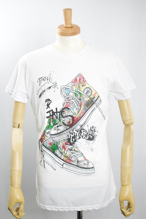 TR176G / SNEAKERS /グラフティーTシャツ / アート / MADE IN ITALY