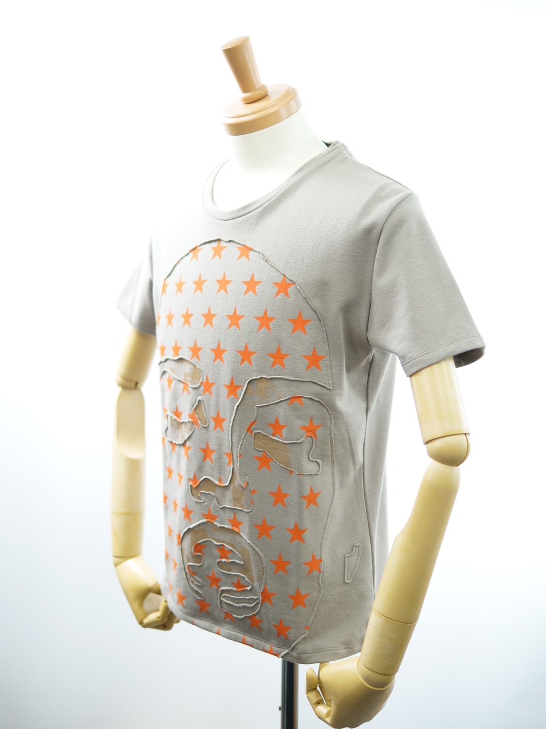 【パッチワークで表現】 Art Tシャツ / BEIGE / ハンドメイド / アートTシャツ