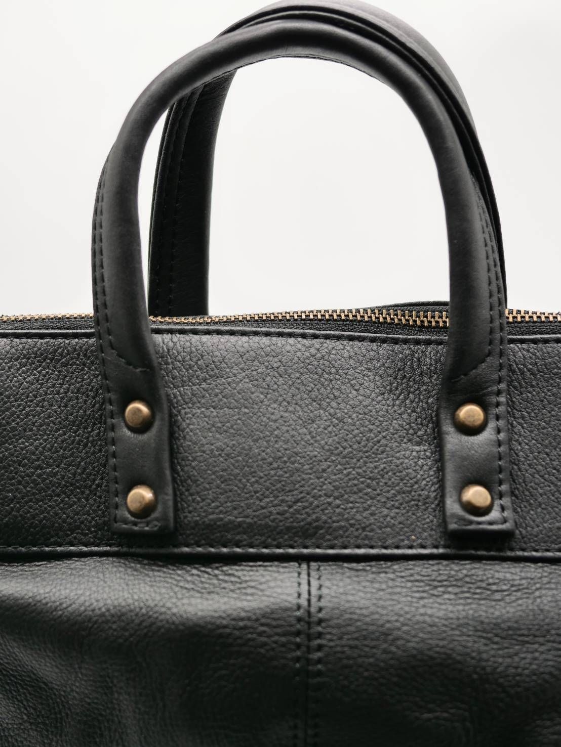 M.U.L 日本製 本革ヘルメットバッグ ブラック｜2WAY ショルダートート｜姫路レザー使用｜メンズ レディース UNISEX