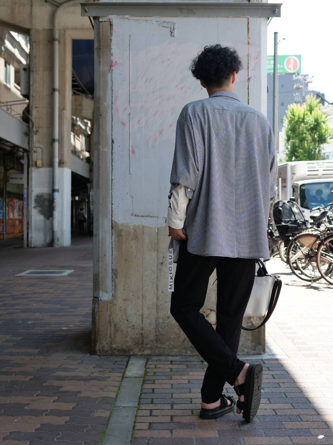 【レイヤードシャツ】 アートファッション / オーバーサイズ / ユニセックス / チドリ柄