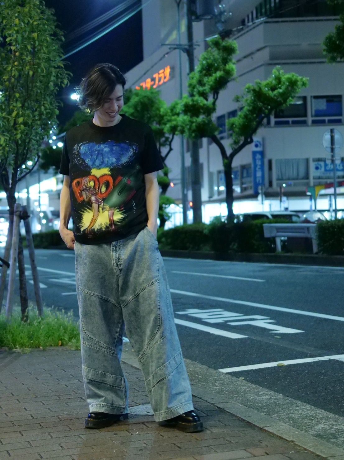 【3DアートTシャツ】 MX-1413 BOOMS/  アートブランド / Art Tシャツ / WHITE / トロンプルイユファッション /ユニセックス