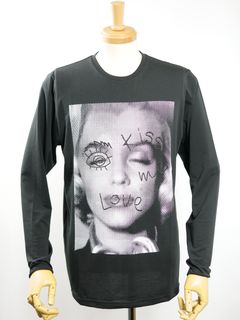 ONE-780 MONROE SWAROVSKI  TEE / BLACK / マリリンモンロー / スワロフスキー/